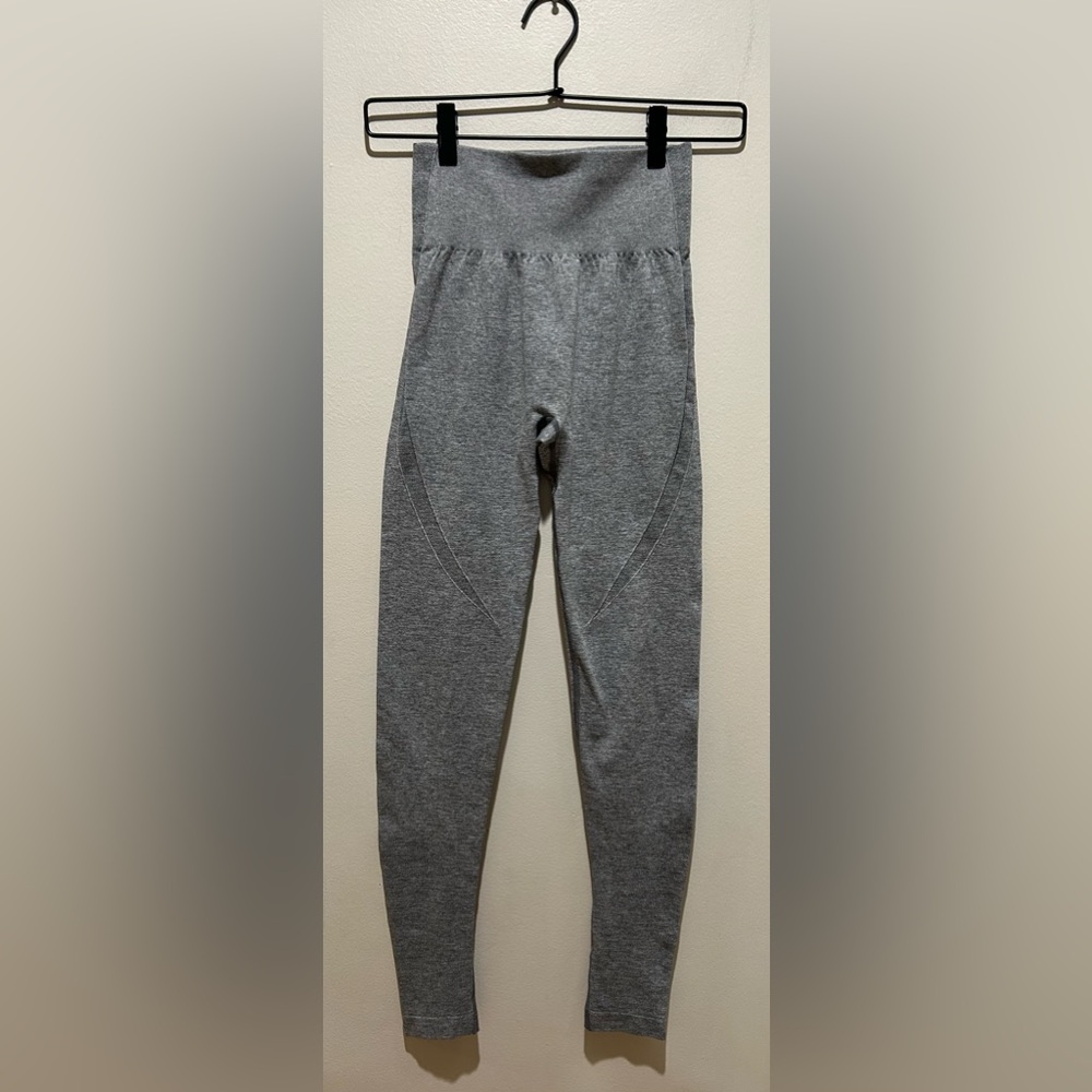 Laki Seamless High Waisted Grey Activewear Athletic Leggings - Women’s Size XS